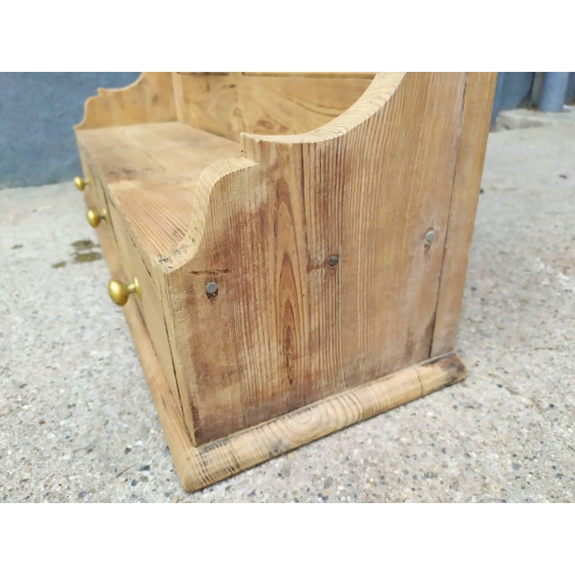 Vintage Wood Shelf For Sale - Image 15 of 18