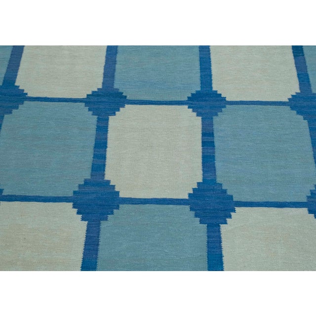 Turkish Kilim Oriental Handmade Flatweave 9'3" x 12'4" #18156 For Sale In Houston - Image 6 of 8