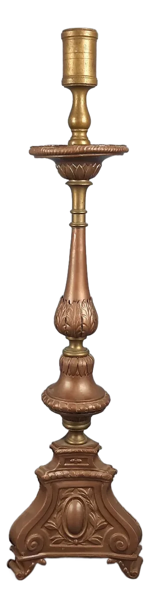 Early 20th Century Brass Candlestick Candleholder, 1890s