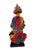 Red Vintage African Beaded Fali Namji Fertility Doll Cameroon W/Wood Stand 11.5" H For Sale - Image 8 of 10