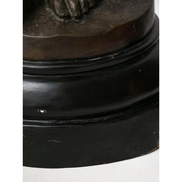 Large Bronze Statue of Cupids Carrying a Torch For Sale - Image 11 of 18