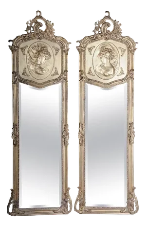 Baroque Louis XV Wall Mirror