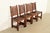 Charles Limbert Lifetime Furniture Antique Mission Oak and Cane Arts & Crafts Dining Chairs, Set of Four For Sale - Image 4 of 11
