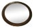 Silver Curved Wood Mirror, circa 1950 For Sale