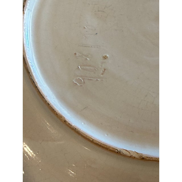 Yellow Mid 20th Century Large Italian Maiolica Charger – 16” Hand-Painted Deruta Style For Sale - Image 8 of 13