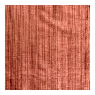 Scalamandre Old World Weavers "Hibiscus" Strie Velvet- 4 Yards For Sale