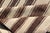 Vintage Turkish Kilim Rug in Ivory and Deep Brown Striped Design For Sale - Image 9 of 10