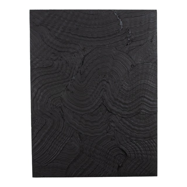 Modern Textural Monochromatic Painting by Michael Allen For Sale