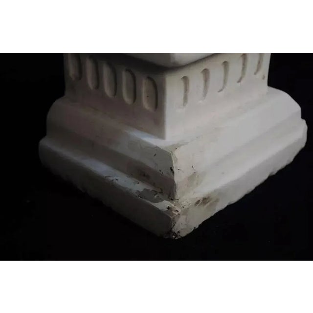 White Early 20th Century Neoclassical Style Carved Italian Carrara Marble Female Torso Statues - a Pair For Sale - Image 8 of 10