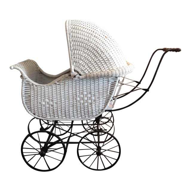 Early 1900s Antique Wicker Baby Carriage Chairish