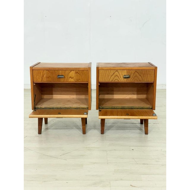 Mid-Century Bedside Tables, Set of 2 For Sale - Image 3 of 11