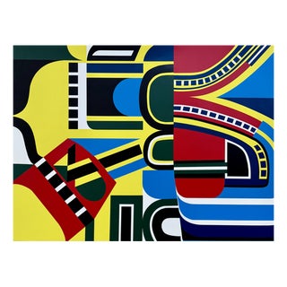 Jean Dewasne, Geometric Composition, Screenprint For Sale