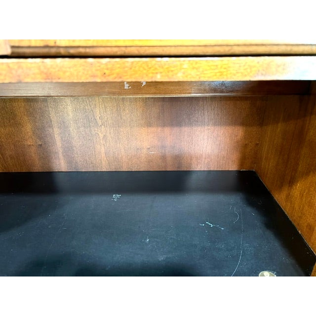 Vintage 1980s Traditional Thomasville Cherry Wood Modular Wall Unit System For Sale - Image 13 of 13
