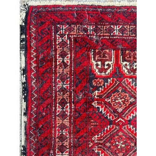 Small Vintage Baluch Rug, 1950s For Sale - Image 10 of 16