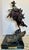 A masterful and highly dynamic signed limited-edition bronze sculpture by acclaimed Western sculptor Austin Barton...