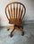 Late 20th Century Winners Only Spindle Back Tiger Oak Office Swivel Desk Chair on Casters For Sale - Image 9 of 10
