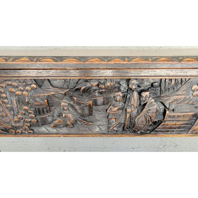 Highly Carved Alter / Console Table From Shanghai For Sale - Image 9 of 18