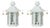 Vintage Chinoiserie Green Pagoda Wall Sconces With Hanging Brass Bells - a Pair For Sale