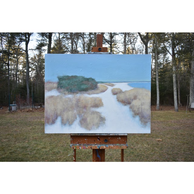 Winter at the Coast, Contemporary Acrylc Landscape Painting by Stephen Remick For Sale - Image 10 of 10