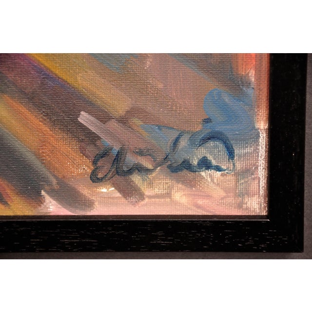 Elin Sian Blake, Until Tomorrow (Tan Yfory), South Wales Valleys Miner, 21st Century, Oil on Canvas For Sale - Image 3 of 18