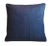 Textile Blue Denim Cotton Fabric Feather/Down Pillow 22” Square For Sale - Image 7 of 8