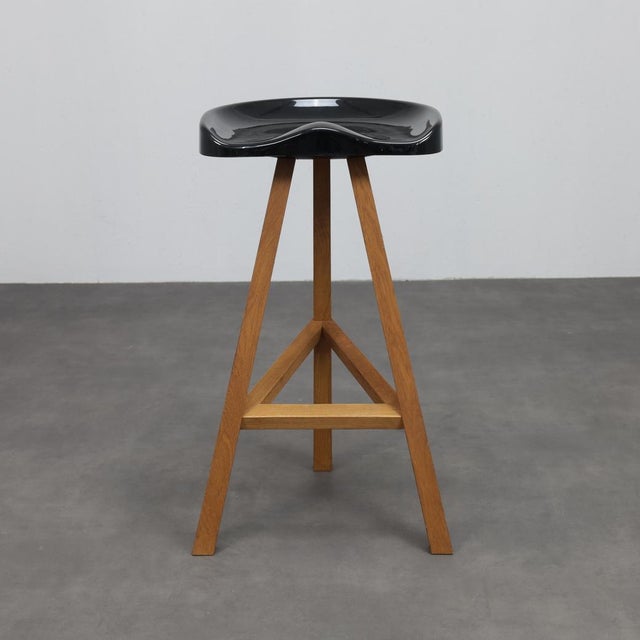 A playful yet sophisticated pair of “heidistool” barstools by sebastian wrong, designed in 2008 for the iconic british...