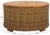 Transitional Anguilla Wicker Storage Outdoor Coffee Table, Natural For Sale - Image 3 of 9