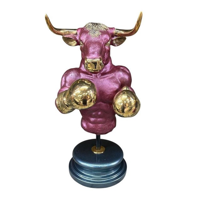 Not Yet Made - Made To Order Boxer Bull Bust in Bronze For Sale - Image 5 of 5