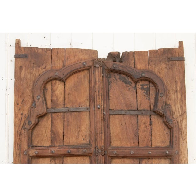 Early 1800's Moorish Arched Antique Door For Sale In Los Angeles - Image 6 of 10