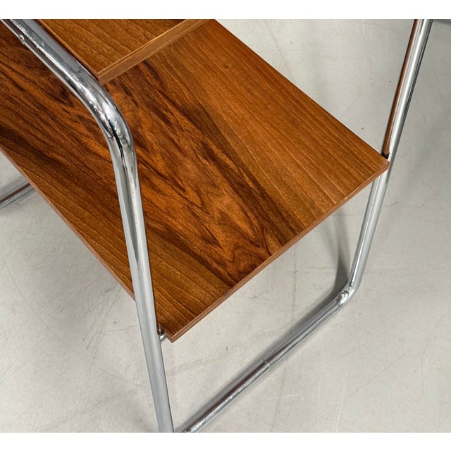 Bauhaus Chrome Serviced Table by Hynek Gottwald, 1930s For Sale - Image 6 of 9