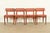 A sleek and stylish set of four mid-century Danish Modern dining chairs In the manner of Finn Juhl By Sven Chrobat for Sax...