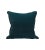 Contemporary The House of Scalamandré Strie Velvet Pillow, Teal For Sale - Image 3 of 3