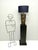 Vintage Italian Black and Gold Glazed Ceramic Table Lamps, 1980s, Set of 2 For Sale - Image 4 of 15