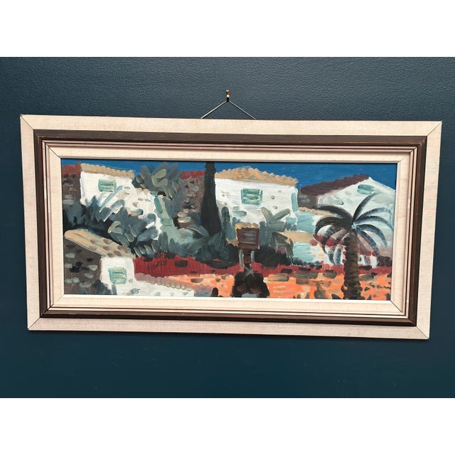 Tage Gavik, Puerto De La Cruz, 1950s, Oil Painting on Canvas, Framed For Sale - Image 5 of 13