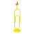 Vintage Yellow Metal Paperclip Table Lamp For Sale