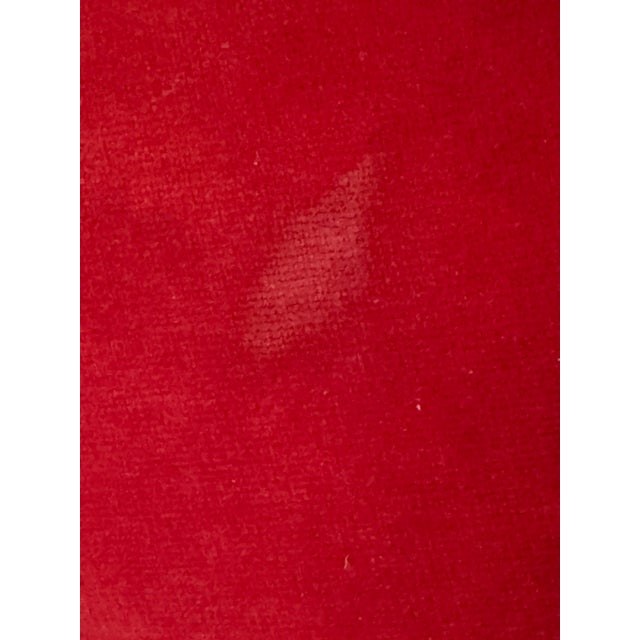 A unique statement piece that would elevate any living space or lounge. In the style of Bretz Mammout Recamiere, this red...