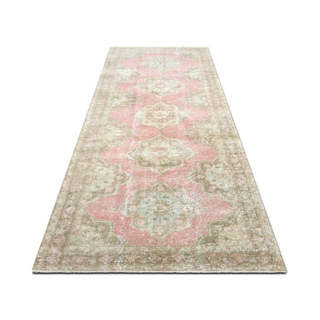 1960s 1960s Turkish Oushak Runner For Sale - Image 5 of 7