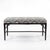 Mid-Century Chinese Chippendale Style Carved Faux Bamboo Bench Ottoman For Sale In Atlanta - Image 6 of 6
