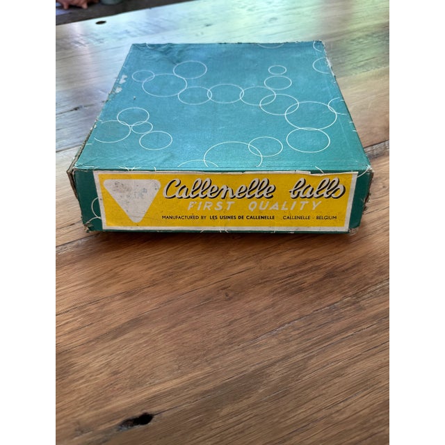 Mid-Century Modern Vintage Billiard Balls Callenelle Belgium- Set of 16 For Sale - Image 3 of 7