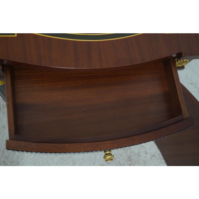 Wood Pair Italian Versace Mahogany Nightstands For Sale - Image 7 of 18