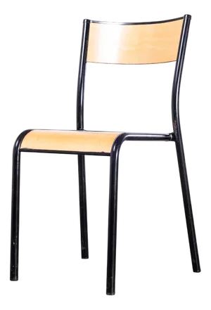 French Model 510 Stacking School Dining Chair from Mullca, 1950s