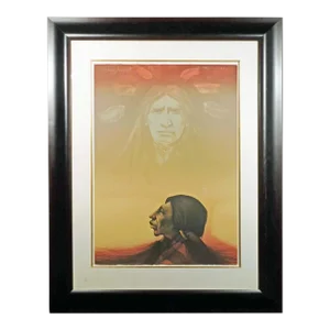 1980s Frank Howell Sky Prophet Hand Signed #51 Original Lithograph Art