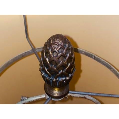 Vintage Mid-Century Spanish Revival Table Lamp With Shade For Sale In Los Angeles - Image 6 of 6