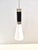 1960s Vintage Opaline Glass and Chrome-Plated Brass Pendant from Stilnovo, 1960s For Sale - Image 5 of 10