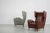 Set of Wingback Chairs by Melchiorre Bega, Italy, 1950s For Sale - Image 12 of 18