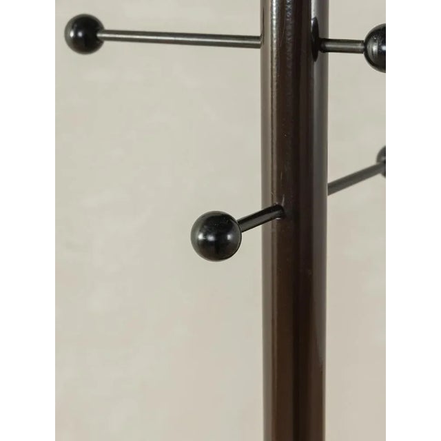 Brown Postmodern Floor Coat Stand, 1960s For Sale - Image 8 of 9