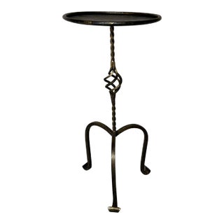 Ornate Spanish Drinks Table With Twisted Stem For Sale