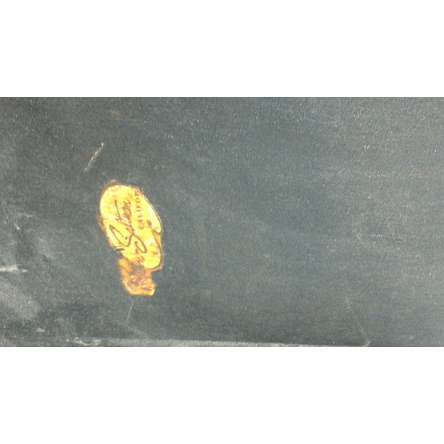 1950s Vintage Brown and Saltman End Tables- A Pair For Sale - Image 9 of 13