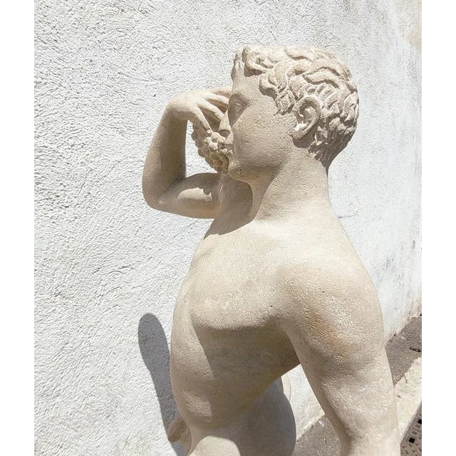 André Deluol, Standing Man, Stone Sculpture, 20th Century For Sale - Image 15 of 18