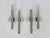 Four-Light Wall Sconces in Brushed Metal from Maison Sciolari. Italy, 1970s For Sale - Image 9 of 9